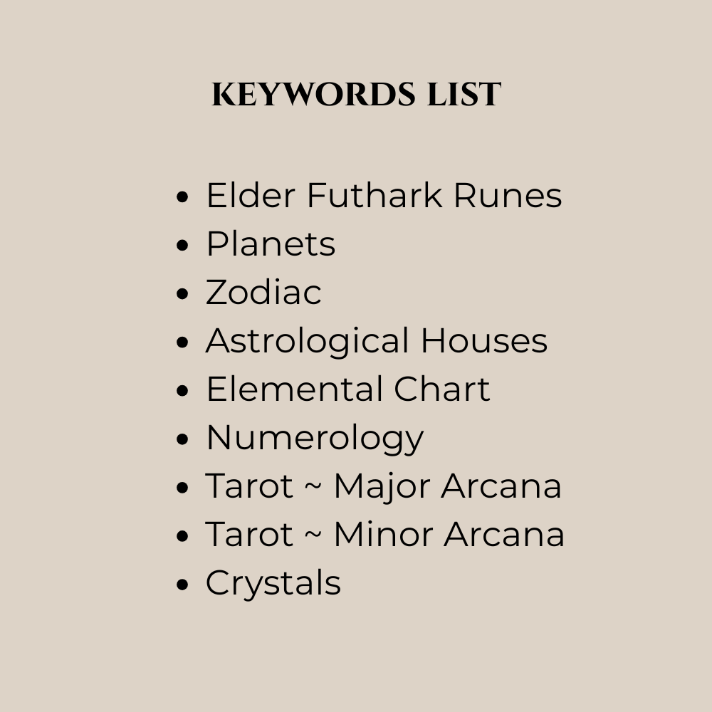 Arcane ~ Esoteric Keywords PDF - Image 3